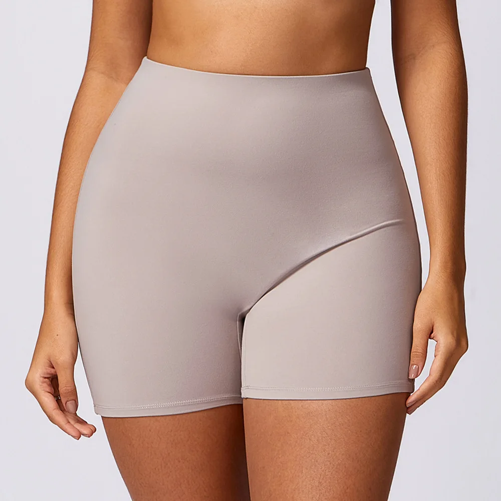 Letnie nowa, obcisła szorty w jednolitym kolorze spodenki Spandex damskie miękkie spodnie treningowe Scrunch stroje Fitness spodnie do jogi stroje