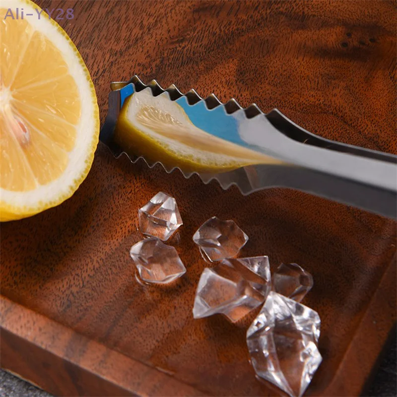 {YY28} Edelstahl Mini Zucker Eis Clip Salat Grill Zange Anti-Rutsch Küche Lebensmittel Griff Pinzette Party Liefert