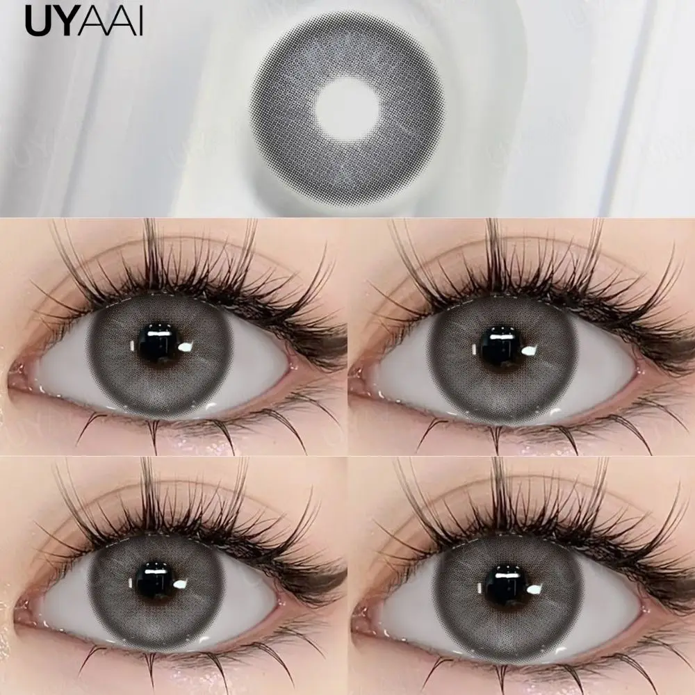 UYAAI 15MM Pupillenvergrößernde Farbige Schwarze Kontaktlinsen für Braune Augen Schneller Versand Hochwertige Natürlich Aussehende Linsen – Detail 10