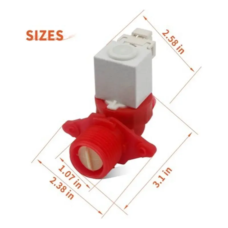 B59B Inlet Valve, W11688994, OEM Replacement for Whirlpool Washing Machine, 120V, Precise Water Flow, Fix Leaks & Fill Issues,