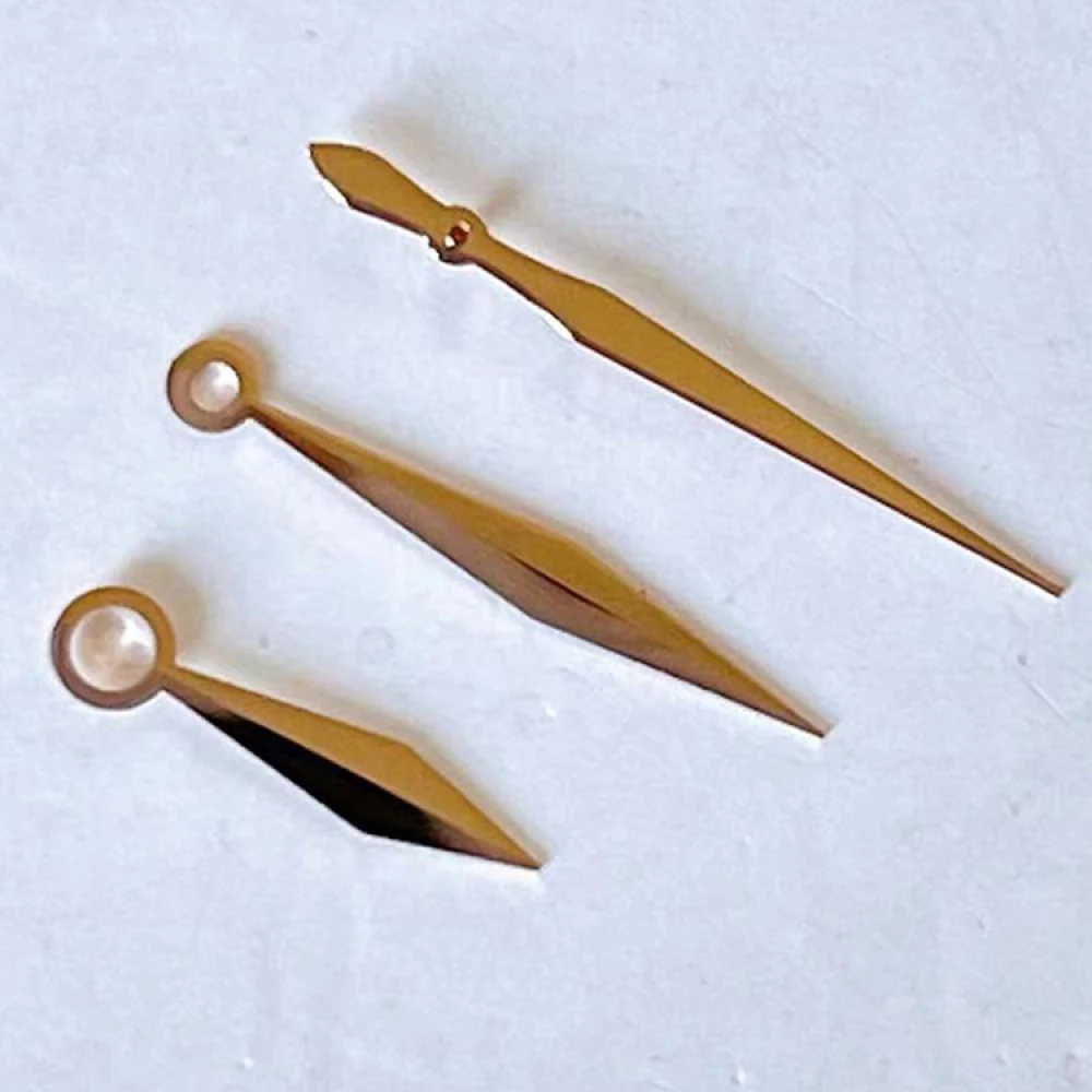 NH35 針剣型シルバー/ゴールド/ローズ/ブルー時計ポインター夜光なし 13 ミリメートル 12 ミリメートル 8 ミリメートル時計の針 NH35 NH36 4R 7S ムーブメント用