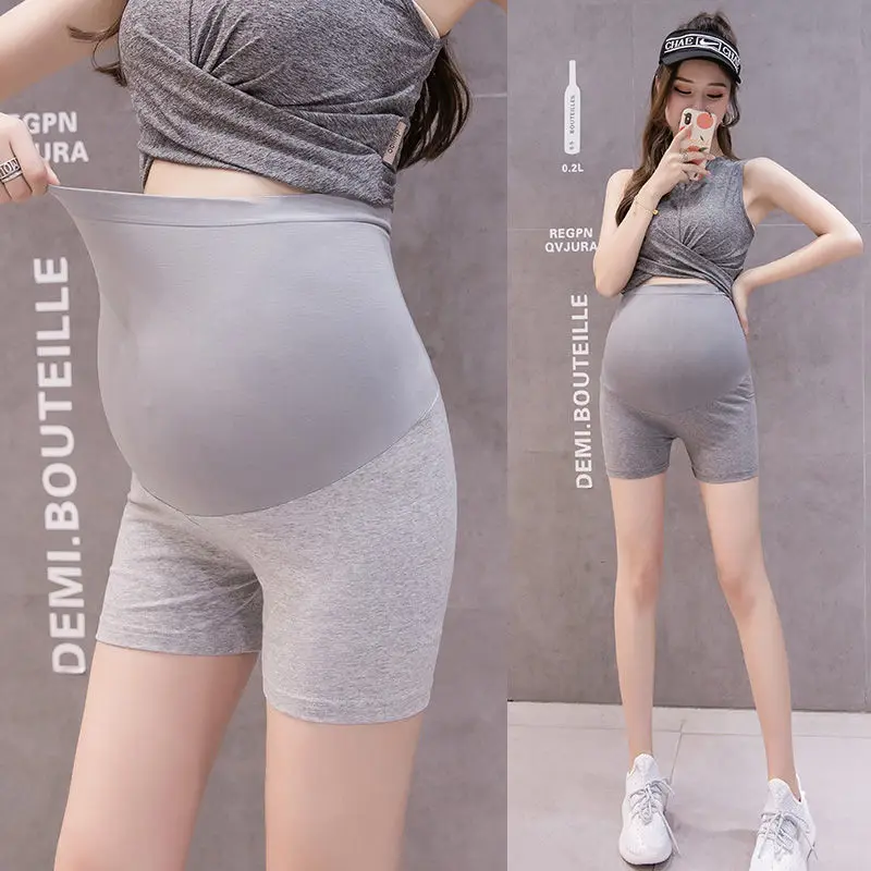 Pregnant Women Safety Pants Anti-glare Maternity Pants Leggings Shorts Spring and Summer Thin Section Fashion Maternity Clothing