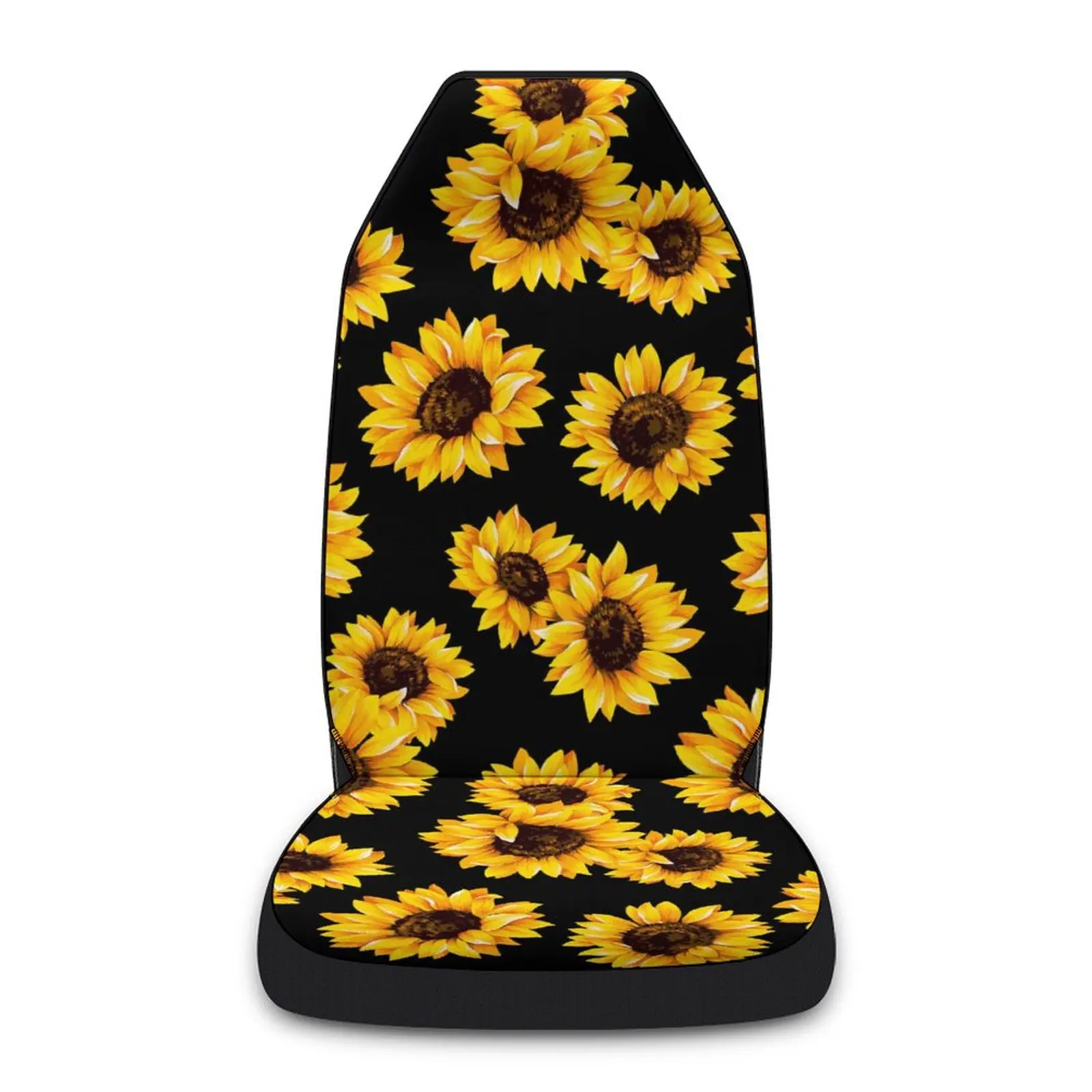 Creative Fashion Personality Sunflower Printing Car Universal Seat Cover Car Interior Accessories Seat Cover Car Supplies