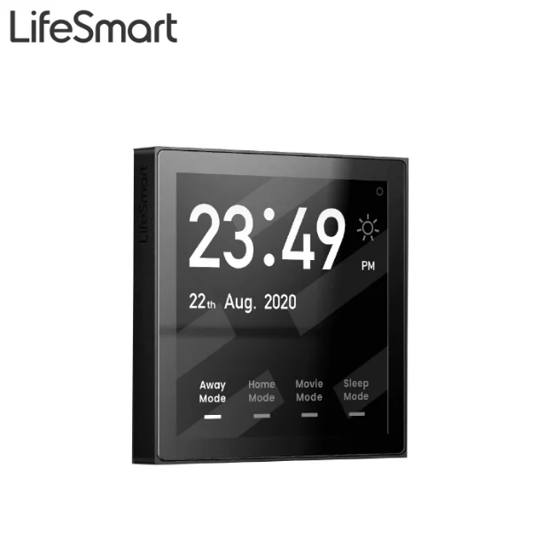 

Smart wireless control switch with touch screen home automation control panel