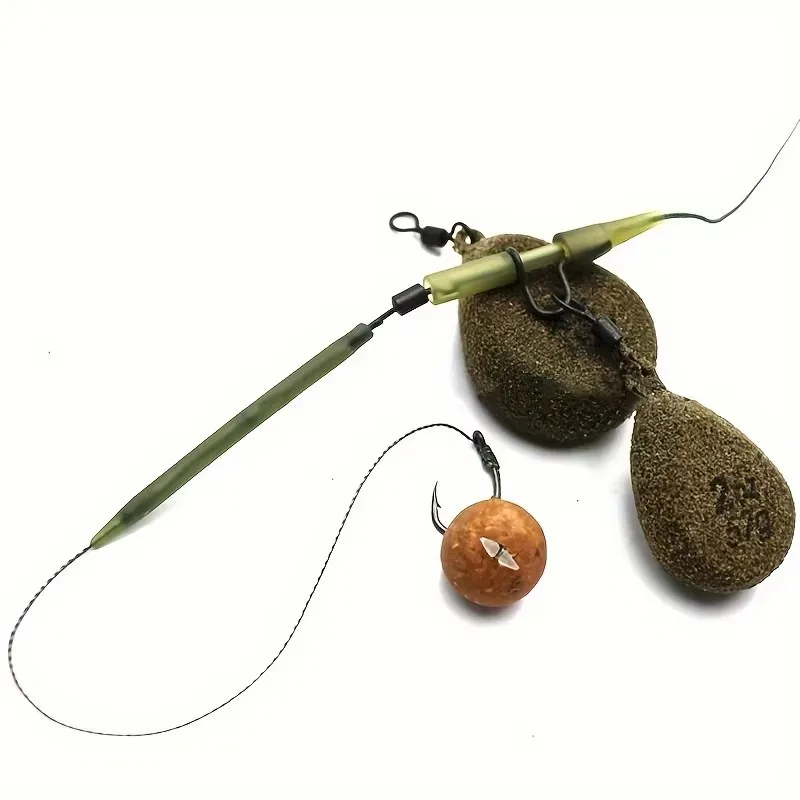 أوزان الرصاص المضمنة لصيد سمك الشبوط، مجموعة حوض الرصاص المطلي للصيد الآمن والفعال #3