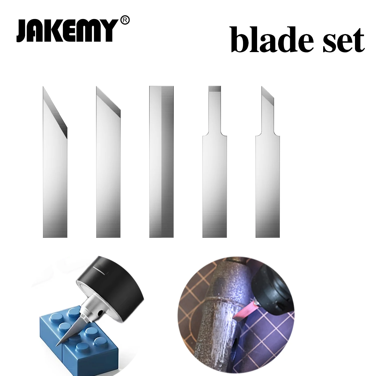 JAKEMY Replaceable Blades for JM-Y10 Ultrasonic Cutter Industrial Knife Changeable Blades for Precision Cutting