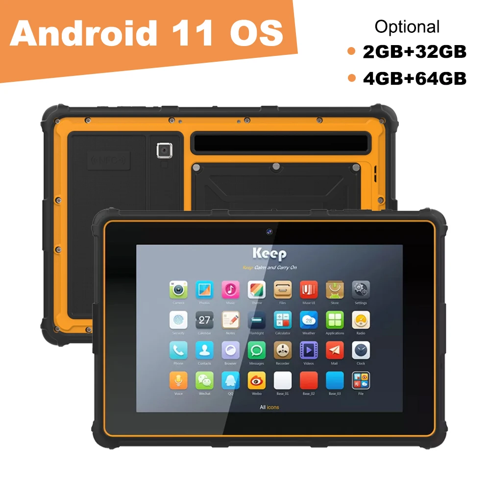 

8 Inch IP67 Tablets 2D Barcode Scanner Industrial Android 11 Waterproof Vehicle Mobile Computer Rugged Tablet PC 4G QR Scanner