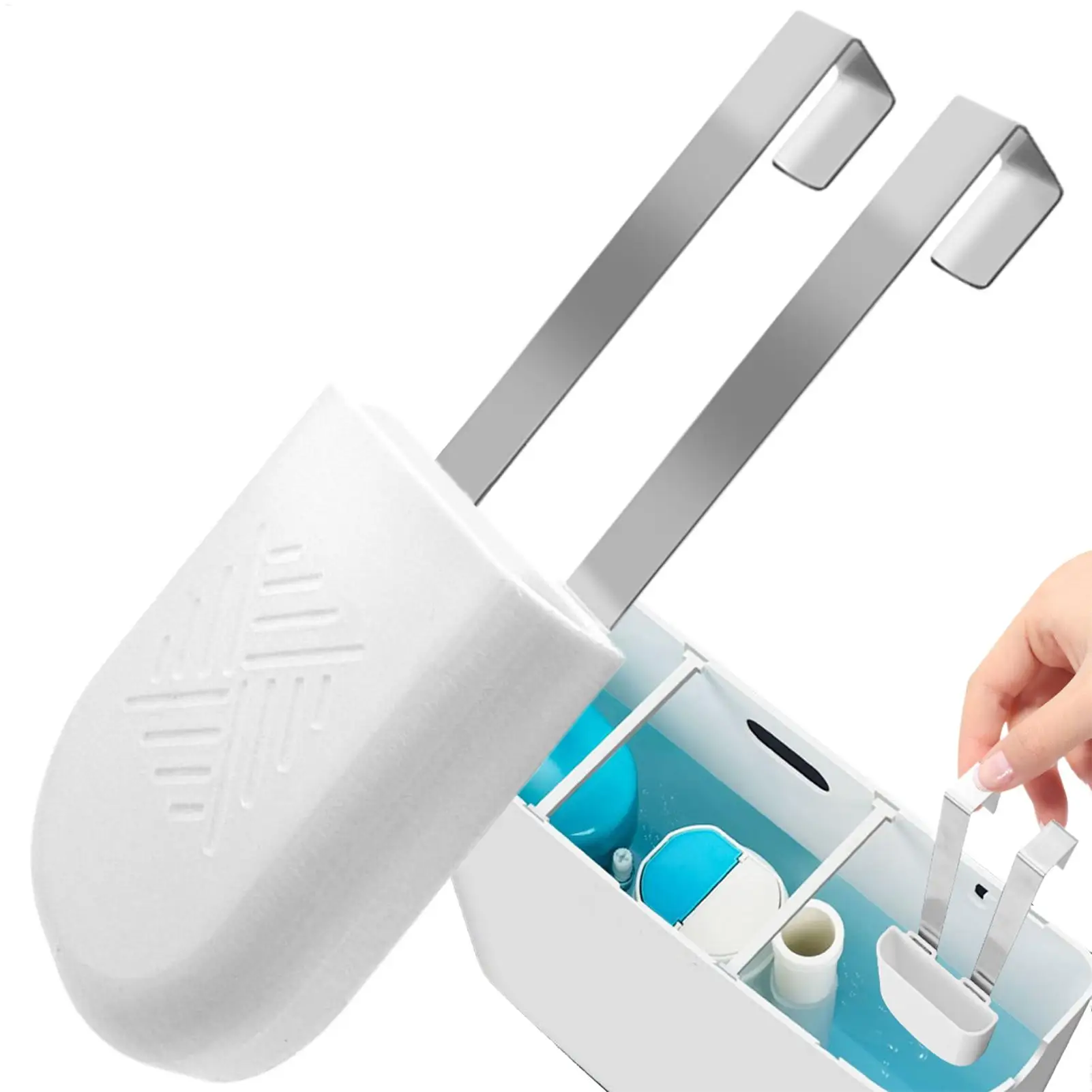 Toilettenreiniger-Tablettenhalter, WC-Tabletten-Hängeorganizer, Bleichmittel-Tablettenhalterung für universelle Toilettenreiniger-Caddy