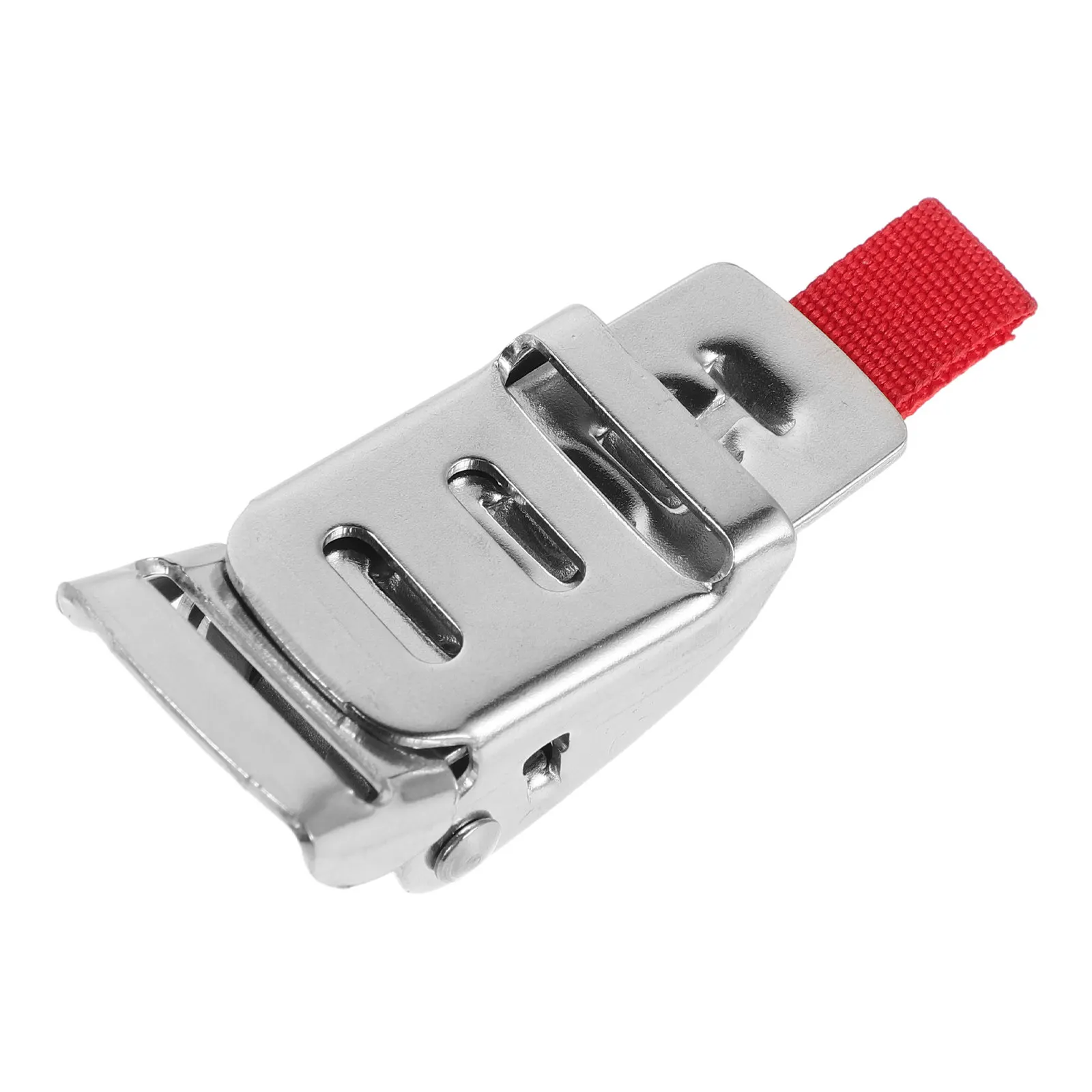 

Quick Release Buckle Stainless Steel Ratcheted Chin Strap Adapter Secure System for Motorcycle Full Face Half Open