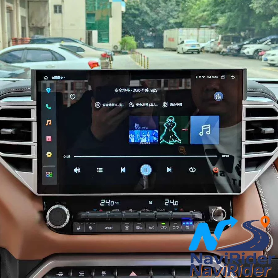 

Carplay Multimedia Stereo Player GPS Navigation 14.6" Car Radio Screen For Toyota Tundra Sequoia 2015-2019 Android Auto Wireless