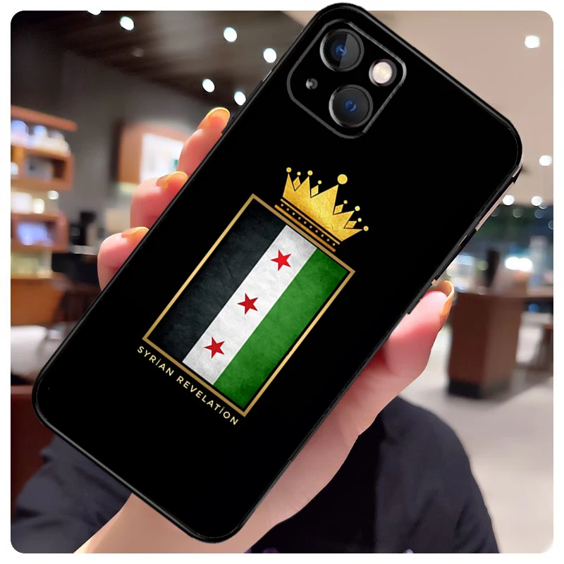 Syrian Revolution Flag Case For iPhone 16 14 15 Pro Max 12 13 Mini 11 15 Pro Max Plus X XS Max XR Phone Cover