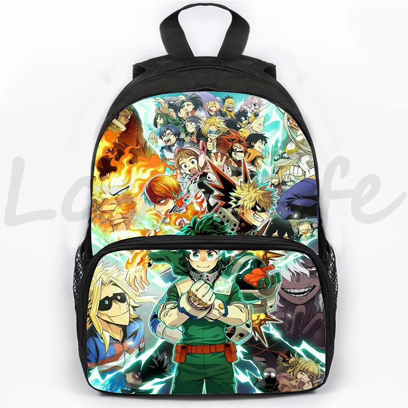 My Hero Academia Backpack Girls Boys Large Bookbag Anime Boku No Hero Academia Students Daypacks Waterproof Softback School Bags