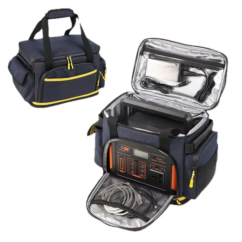 1pc New Camping Power Supply Storage Bag - Travel Dustproof, Waterproof Outdoor Power Supply Portable Organizer Bag