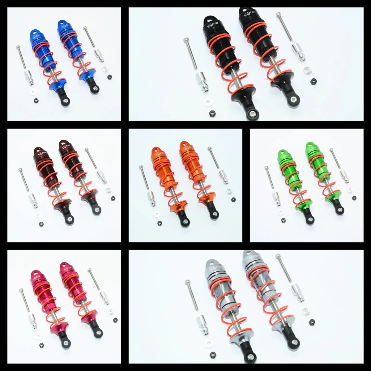 

GPM Aluminum Front Adjustable Dampers 100MM For ARRMA Senton 6S Blx Super