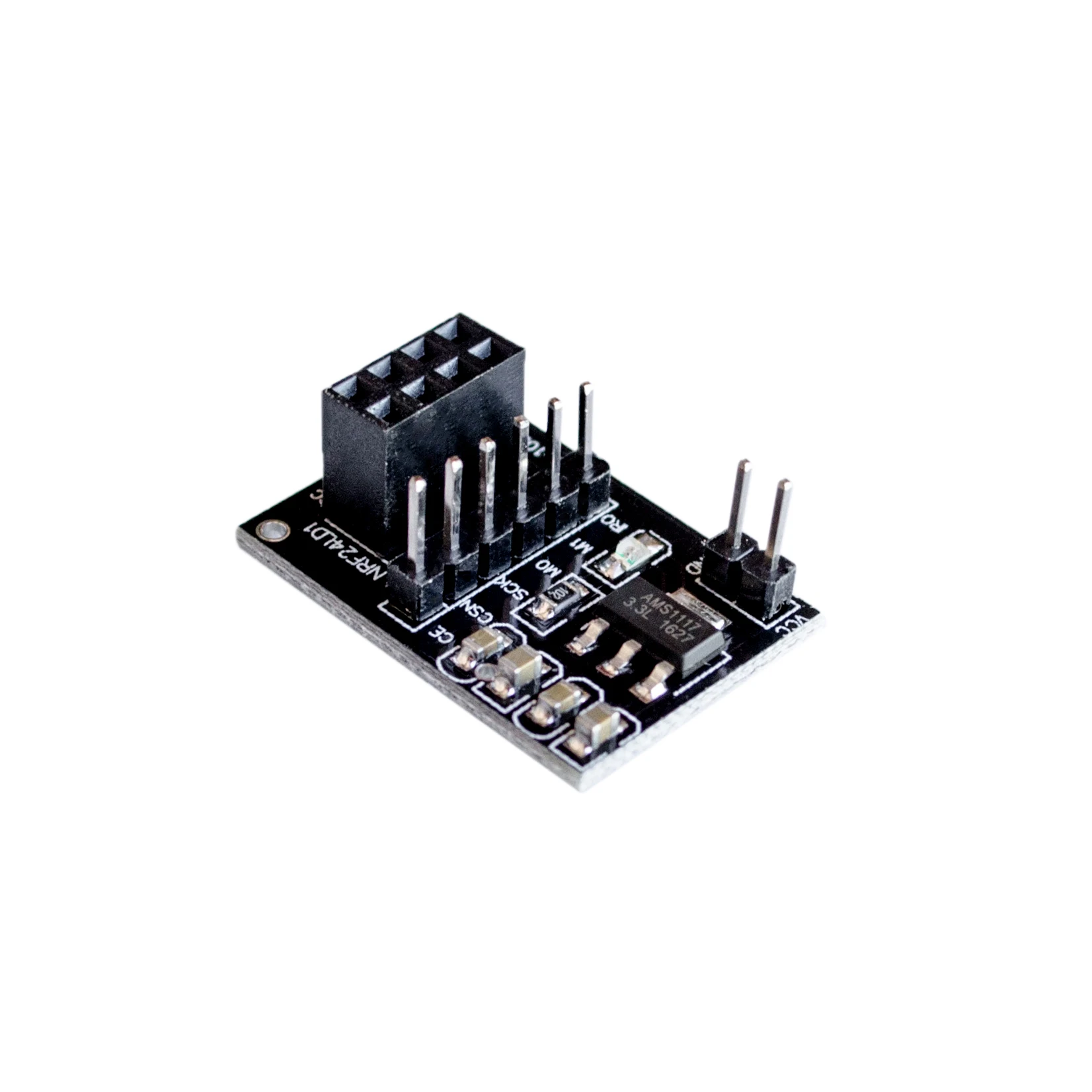 10pcs/lot New Socket Adapter plate Board for 8Pin NRF24L01 Wireless Transceive module 51