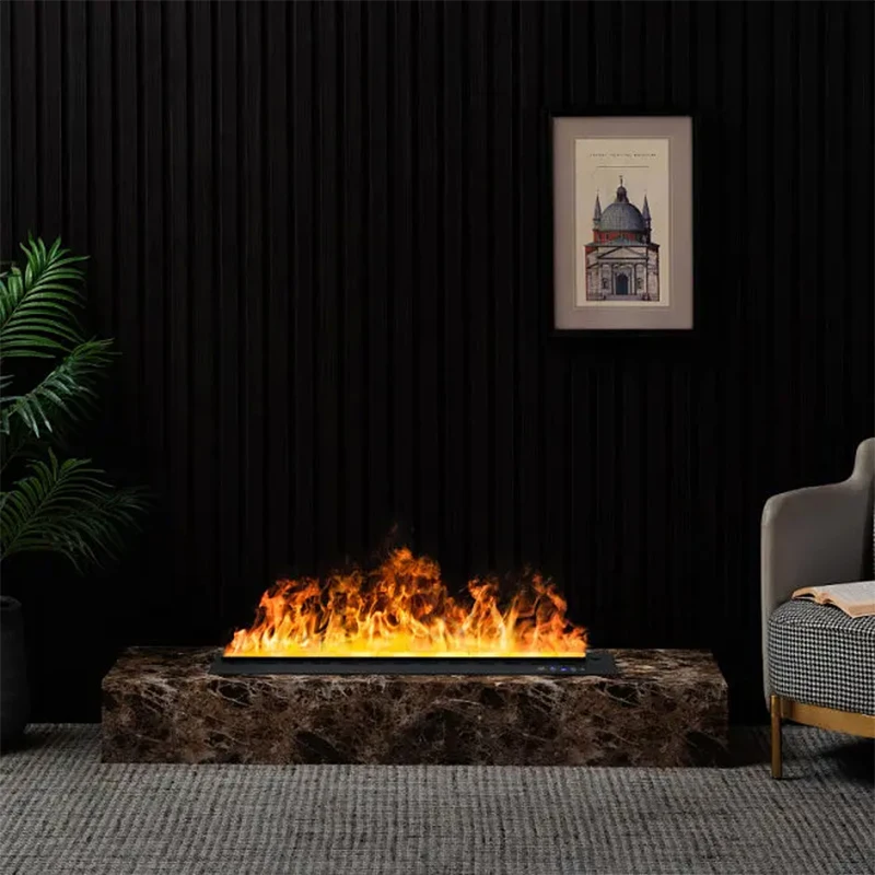 Factory Supply Multi Sizes 3d Atomization Water Vapour Fireplace with Heater