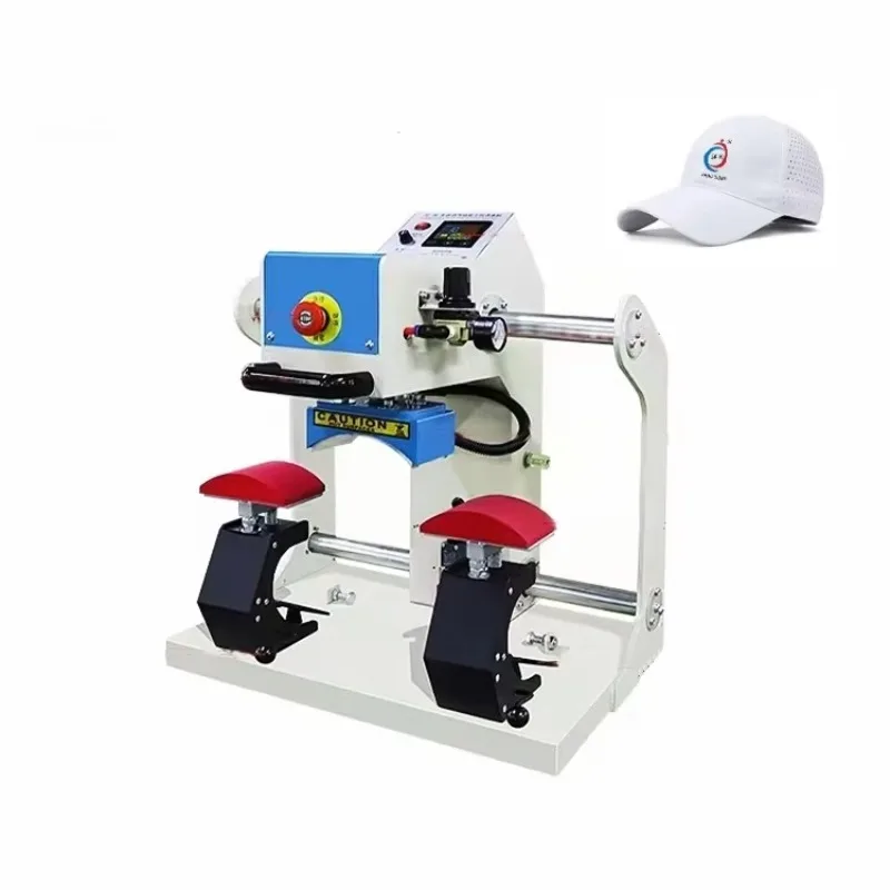 Double Station Hat Heat Press Machine Cap Ironing Stamping Machine Cap Sublimation Machine
