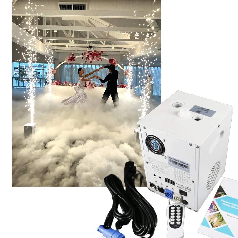 

Cold Pyrotechnic Spark Machine 600W DMX Electric Sparkler Fountain Effect For Wedding Stage DJ And Event Use