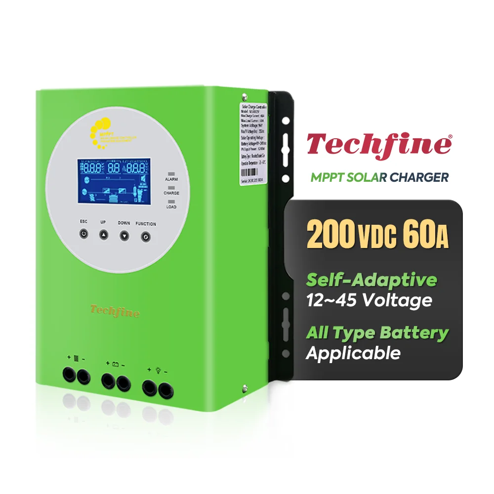 Self-adaptive 4080W 200Vdc PV Input MPPT Solar Charger 12V 24V 36V 48V 60a 60 Amp MPPT Solar Charge Controller