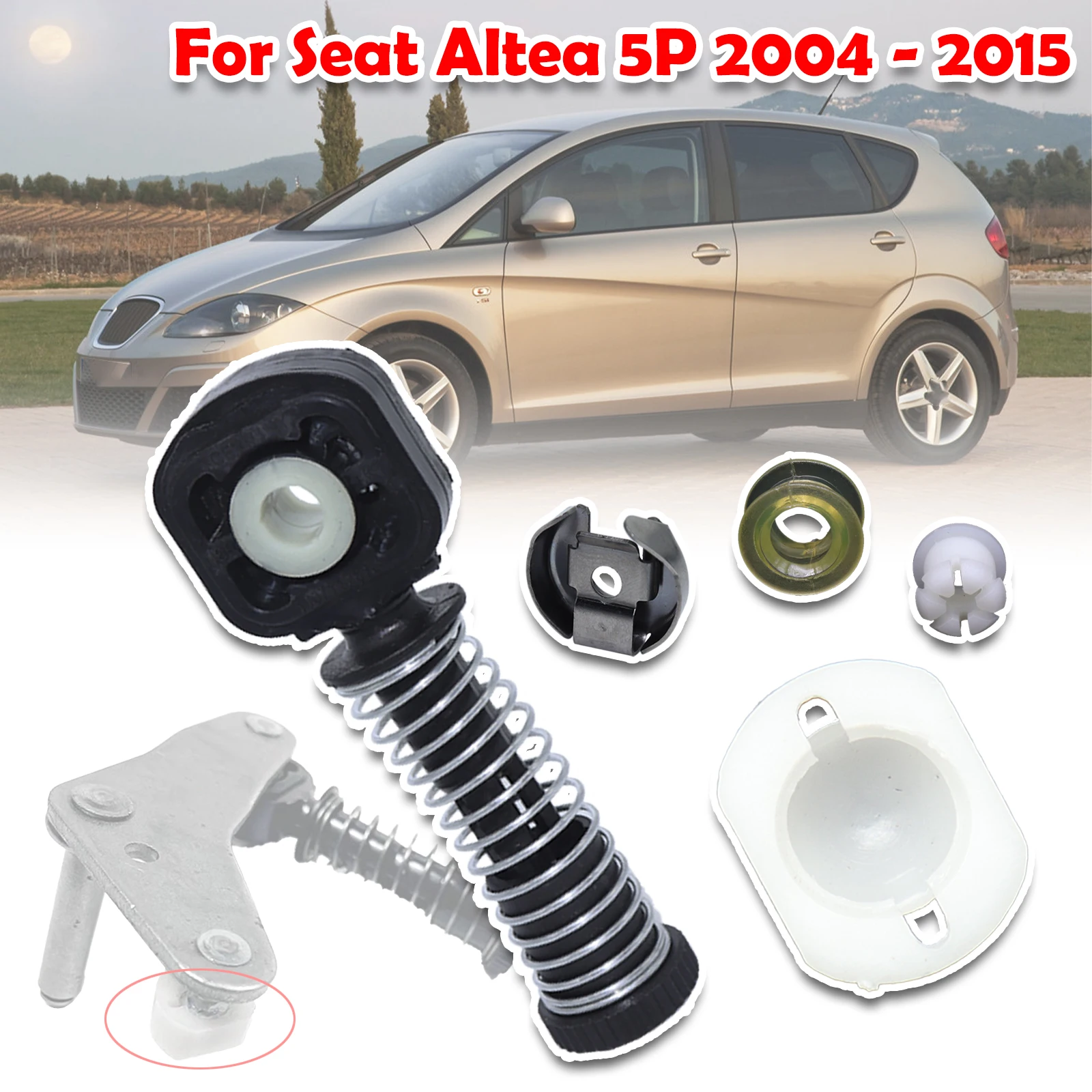 

For Seat Altea 5P Gear Selector Lever Mechanism Sliding Shoe Bushing Shift Rod Linkage Clip Manual Transmission Rivet 2004-2015