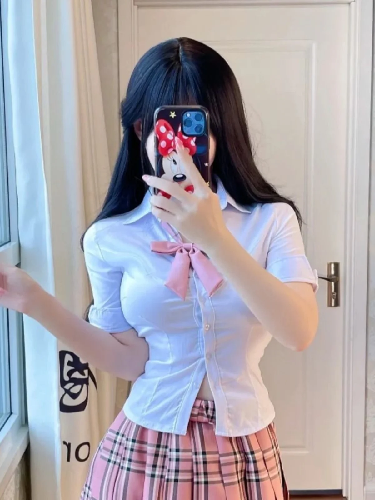 

Женский рюкзак размера плюс Micro Plump MM 200 Pou Belly Covering JK orm Waist Cinching ort Sve средней длины Белый ир...