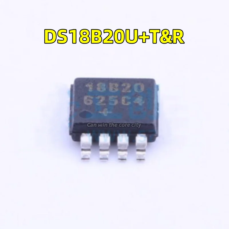 

5-100 PCS / LOT New DS18B20U + T & R DS18B20U 18B20 patch MSOP-8 temperature sensor chip