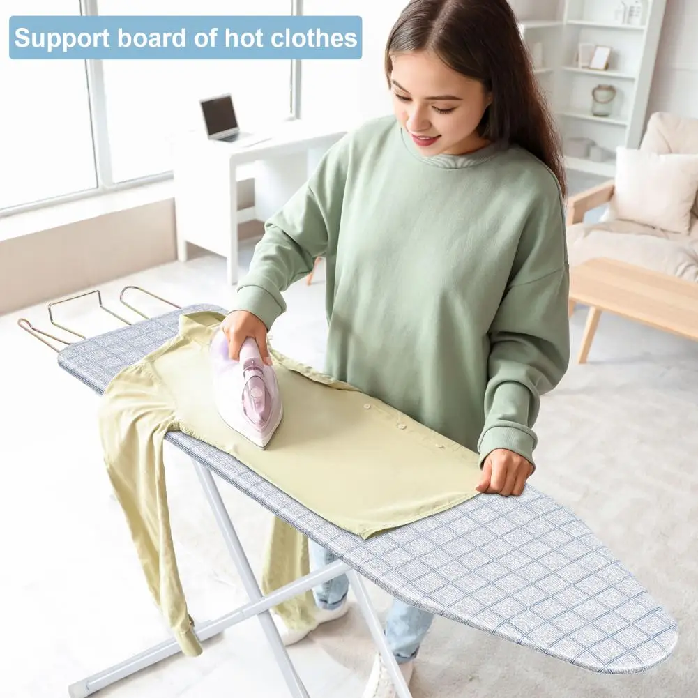 42 inch Foldable Ironing Board Foldable Household Ironing Board Extended Ironing Board Outside with Heat-Resistant Cover