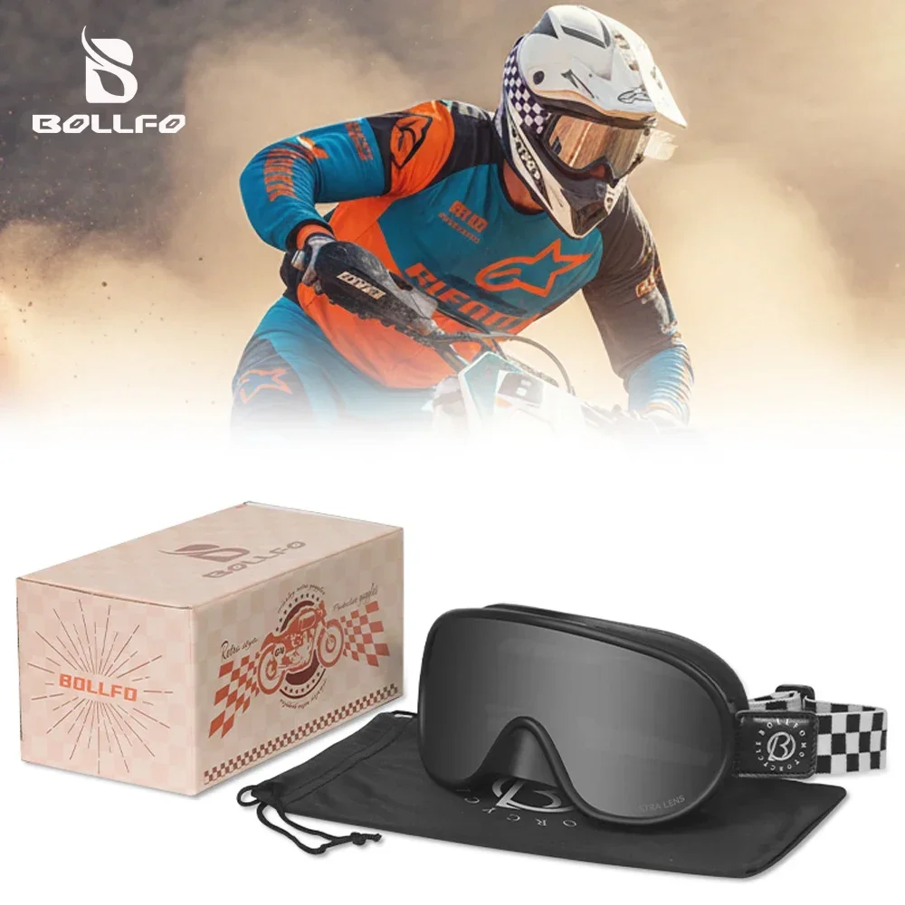 

Discoloration Snowmobile Goggles Photochromic UV400 Protection Dirt Bike Goggles Dual-Cycle Defogging Windproof Sports Sunglasse