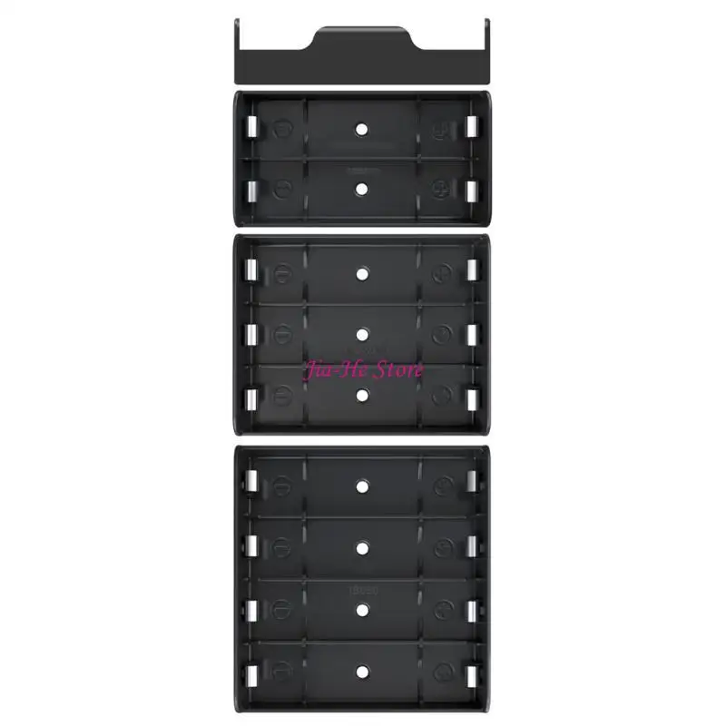 18650 Battery Holder Battery Box with Spring Contacts Easy Installs 3 4Slots 83CF