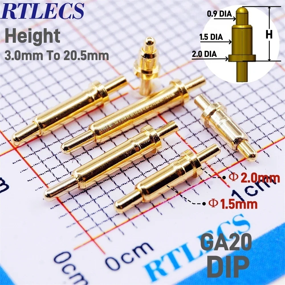 100pcs Spring Loaded Pogo Pin Connector 3 3.5 4 4.5 5 5.5 6 6.5 7 7.5 8 8.5 9 9.5 10.0 18 20.5mm Height Single Through Hole PCB - AliExpress 13 100pcs Spring Loaded Pogo Pin Connector 3 3.5 4 4.5 5 5.5 6 6.5 7 7.5 8 8.5 9 9.5 10.0 18 20.5mm Height Single Through Hole PCB - AliExpress 13