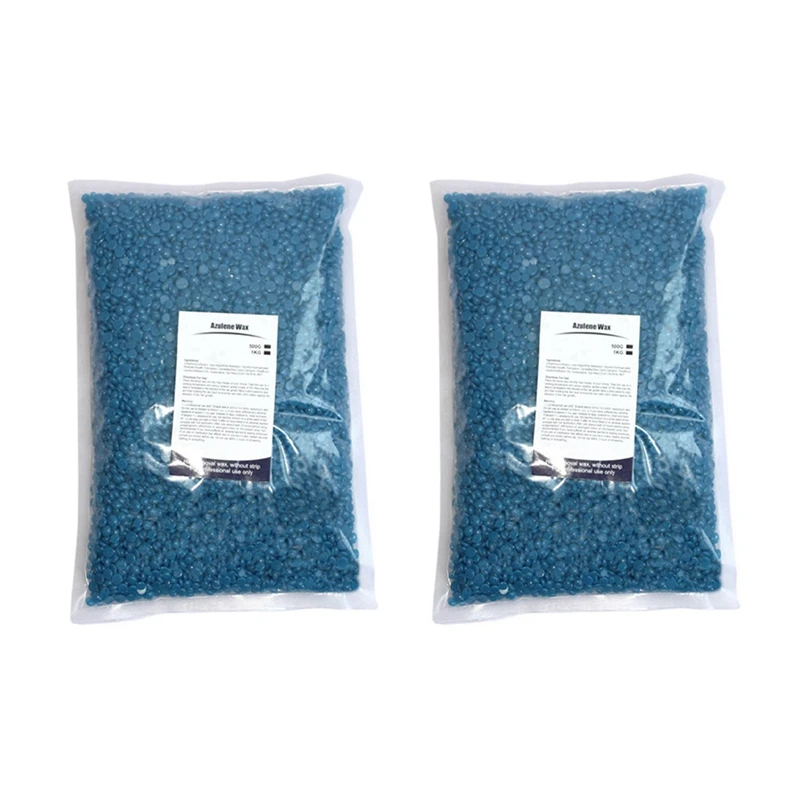 2X 500G biji lilin Waxing untuk penghilang rambut Film panas seluruh tubuh manik-manik lilin depilator keras untuk pemanas lilin mesin gaya 1