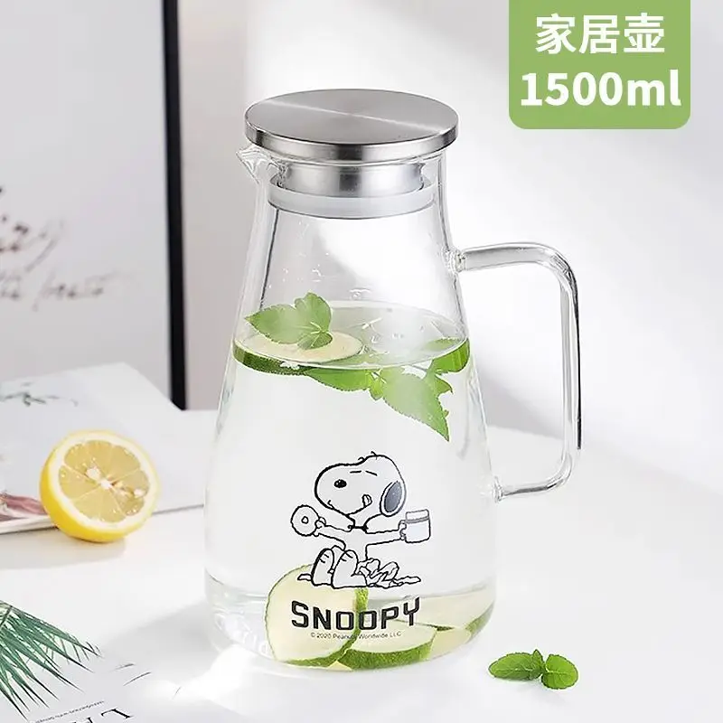 سنوبي الكرتون لطيف زجاجة ماء بارد الإبداعية Kawaii غرفة المعيشة المنزلي المطبخ إبريق الشاي عصير الحليب كوب ماء هدية بالجملة #2