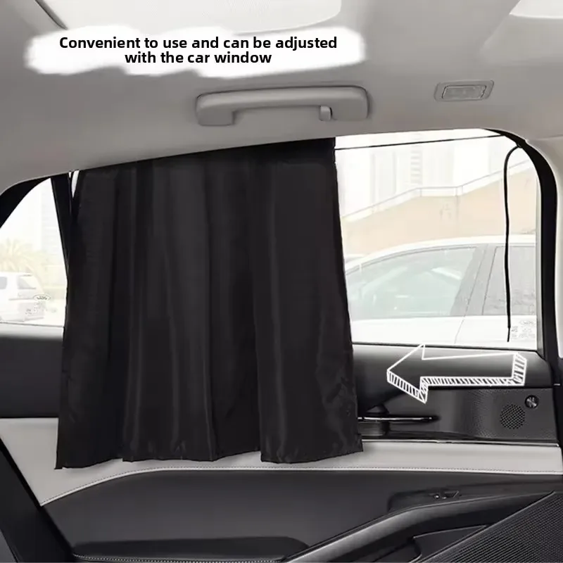 Universal Suction Cup Curtain In The Car Window Sunshade Cover Side Window Sunshade UV Protection