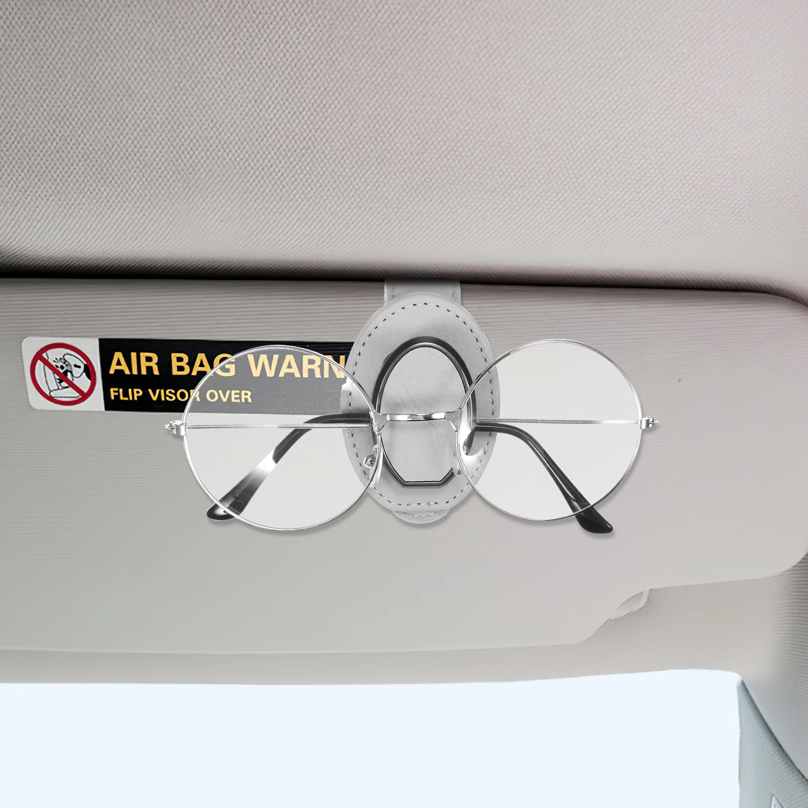 

1 Set Eyeglasses Glasses Organizer Cards Tickets Universal Visor Sunglasses Holder Clip Eyeglass Holder For Car Visor
