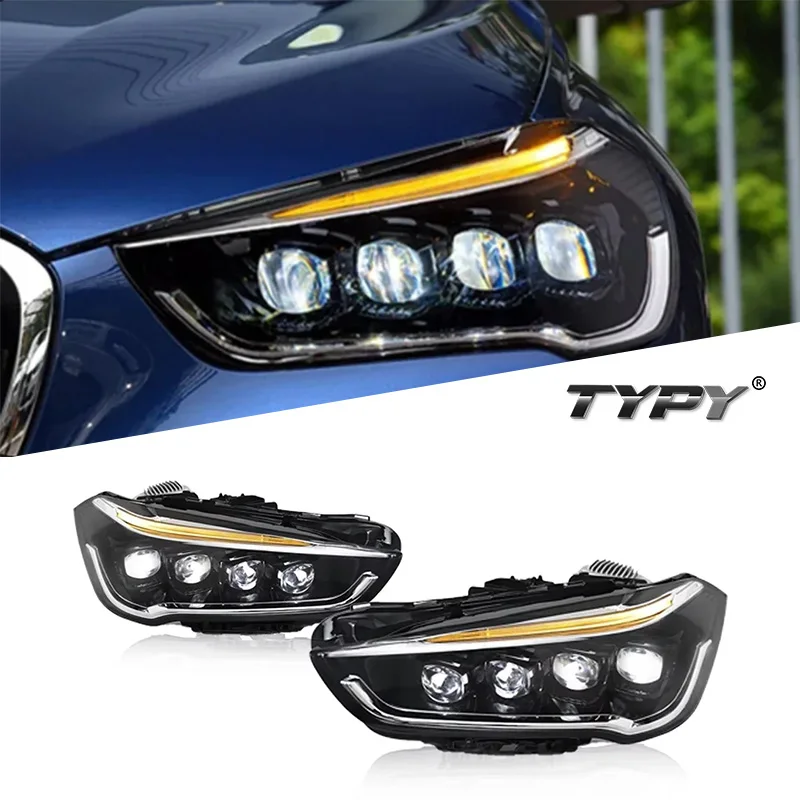 

TYPY Car Headlights For BMW X1 F48 2016-2019 LED Car Lamps Daytime Running Lights Dynamic Turn Signals Car Accessories