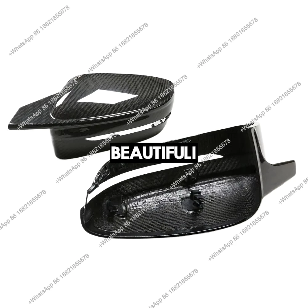G20 Upgrade to G80 M3 Look Dry Carbon Fiber Car Rear View Mirror Cover for 3 SER G20 G28 Mirror Cap Replacement Style 5