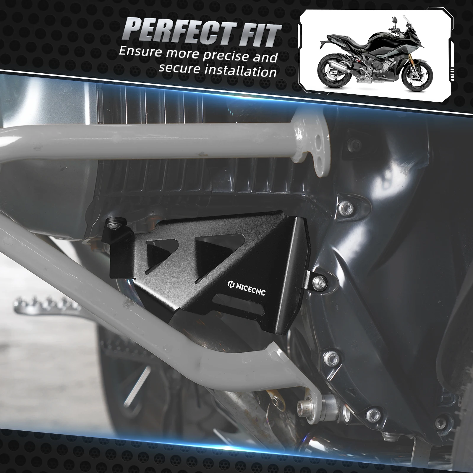 NICECNC Motorcycle Oxygen Sensor Cover Guard Protector For BMW R 1250 GS 2018-2023 R 1250 GSA 2019-2024 R1250R R1250RS R1250RT - Image 3