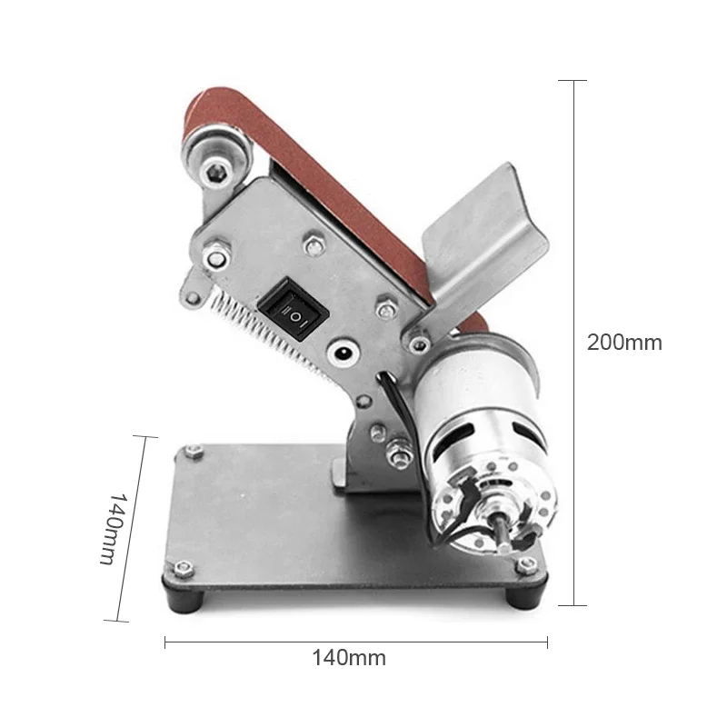 110V/220V Mini Electric Folding Abrasive Belt Sander DIY Polishing Grinding Machine Cutter Edges Sharpener Multifunctional Grin