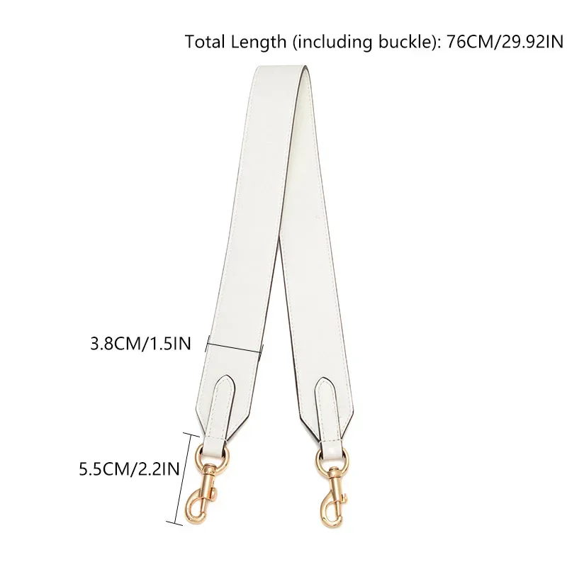 Genuine Leather Bag Strap For Coach Bucket Bag Wide Shoulder Straps Underarm Bag Strap Replace Crossbody Strap Bags Accessories