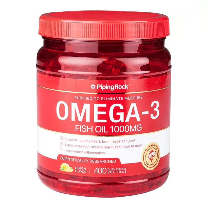 Omega-3 Fish Oil 1000 mg 400 Softgels EXP 10/2025