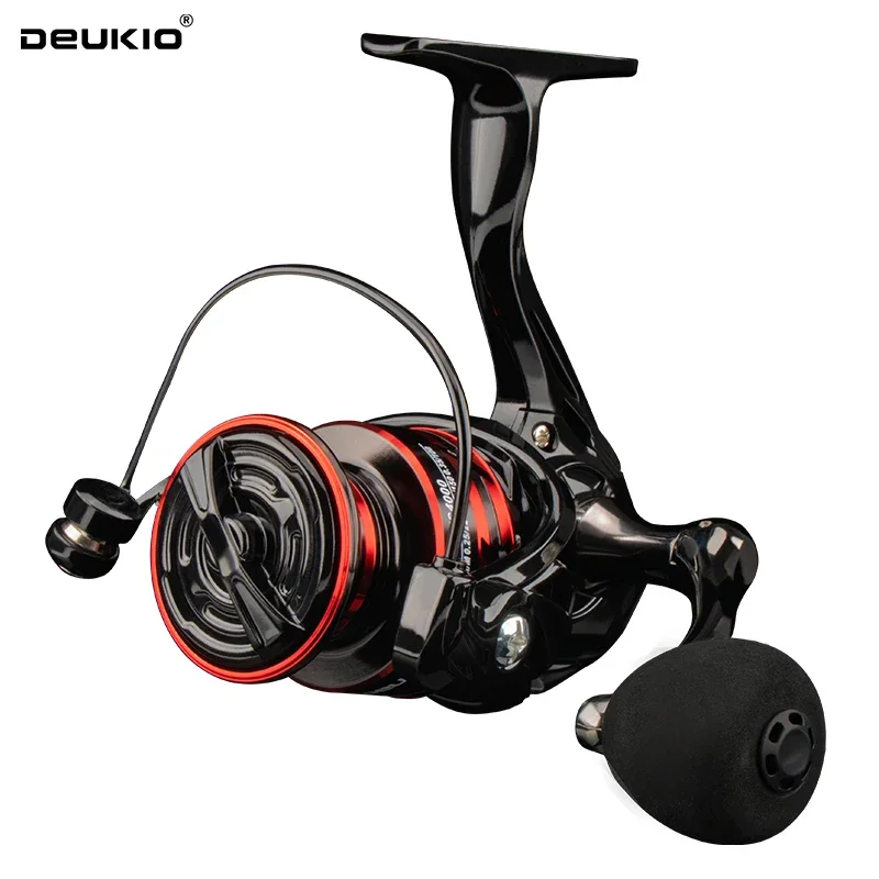 DEUKIO – moulinets de pêche spinning pour eau douce, bobine en métal, bobine interchangeable gauche/droite, matériel de pêche à la truite et à la carpe, 2000-7000