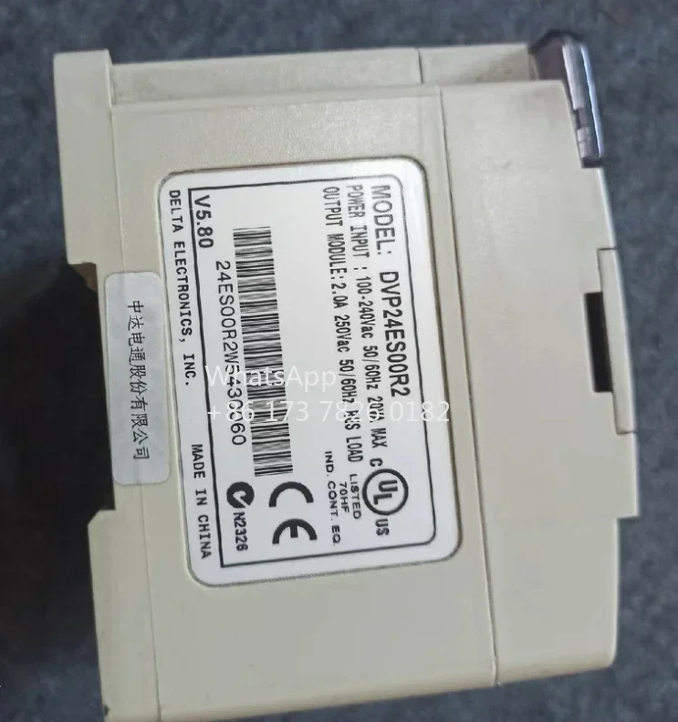 Second-hand PLC programmable controller, DVP24ES00R2, spot. Function Pack