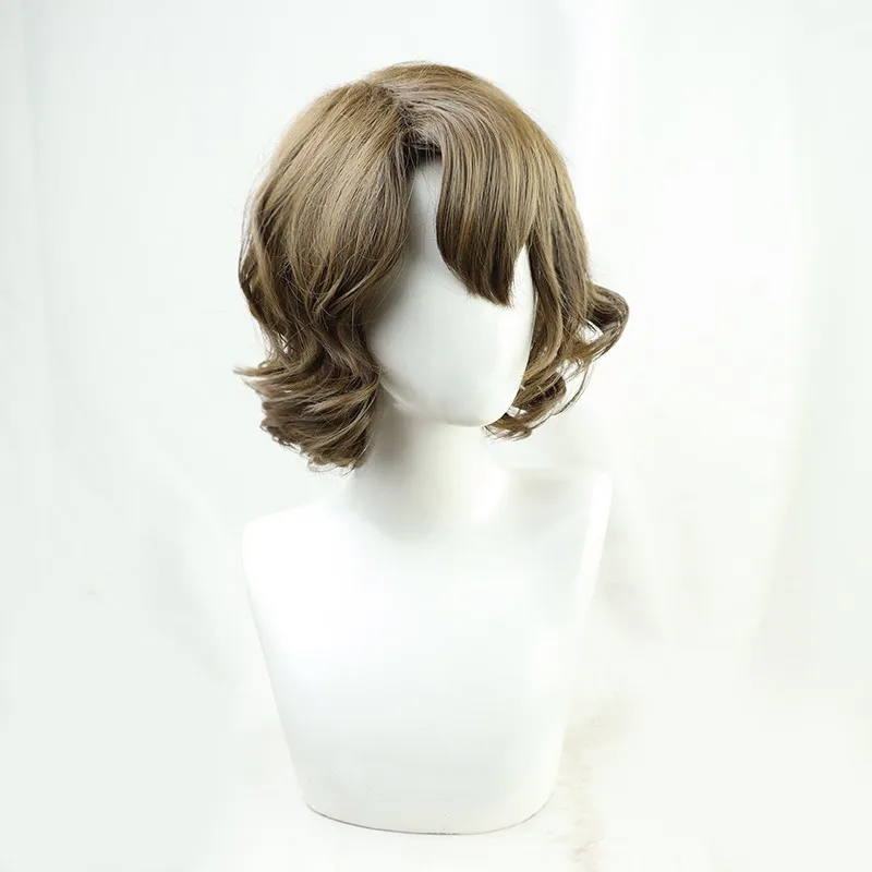 Anime Promise of Wizard Western Country Faust Cosplay Wig Halloween Party Prop Synthetic Hair Heat Resistant Fiber + Wig Cap