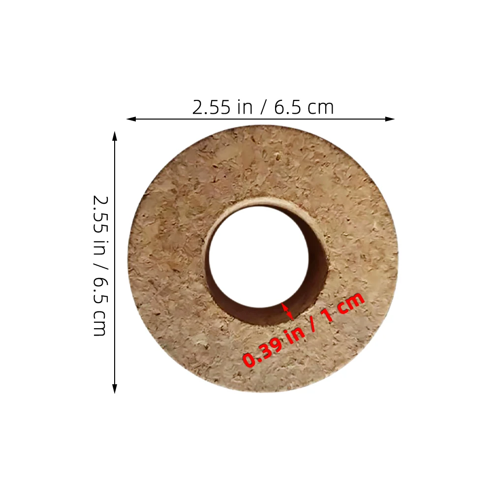 5Pcs 65cm Center Hole Wooden Lid Hydroponic Glass Vase Versatile Size for Various Bottles Easy Plant Growth Glass Terrarium