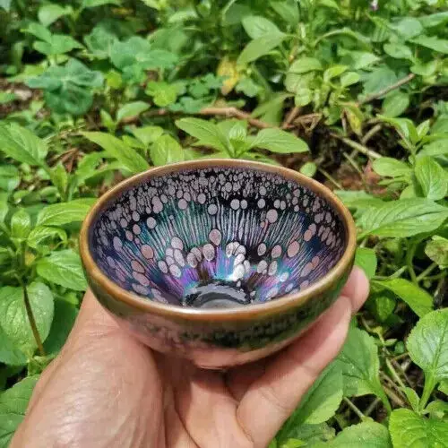 Tea Ware Tea Cup Jianzhan Chinese Tea Bowl Tenmokus With Colorful Glaze