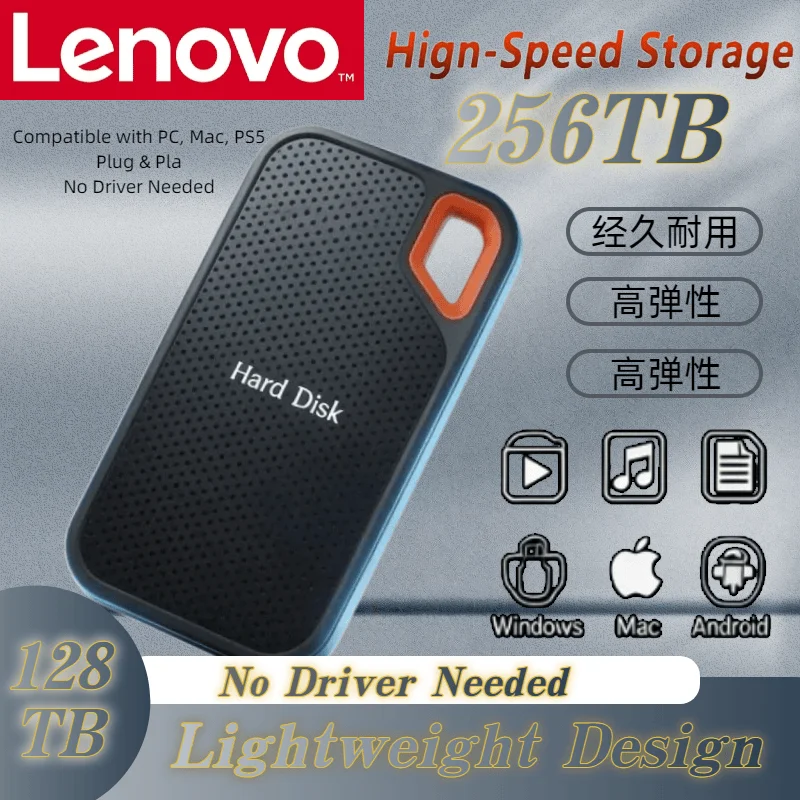 

Внешний твердотельный накопитель Lenovo E61 256 ТБ: надежное и быстрое решение для хранения семейных фото и видео дома