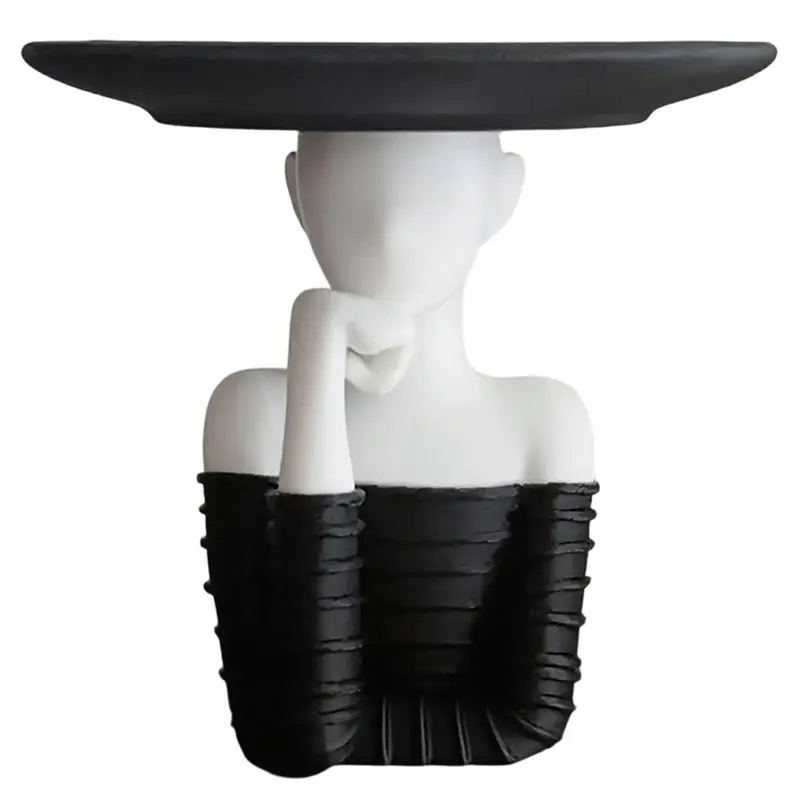 Hot Selling-Minimalist Humanoid Key Storage Ornament, High-End Home Accessories, Porch Desktop Decorative Tray Design,Minimalist