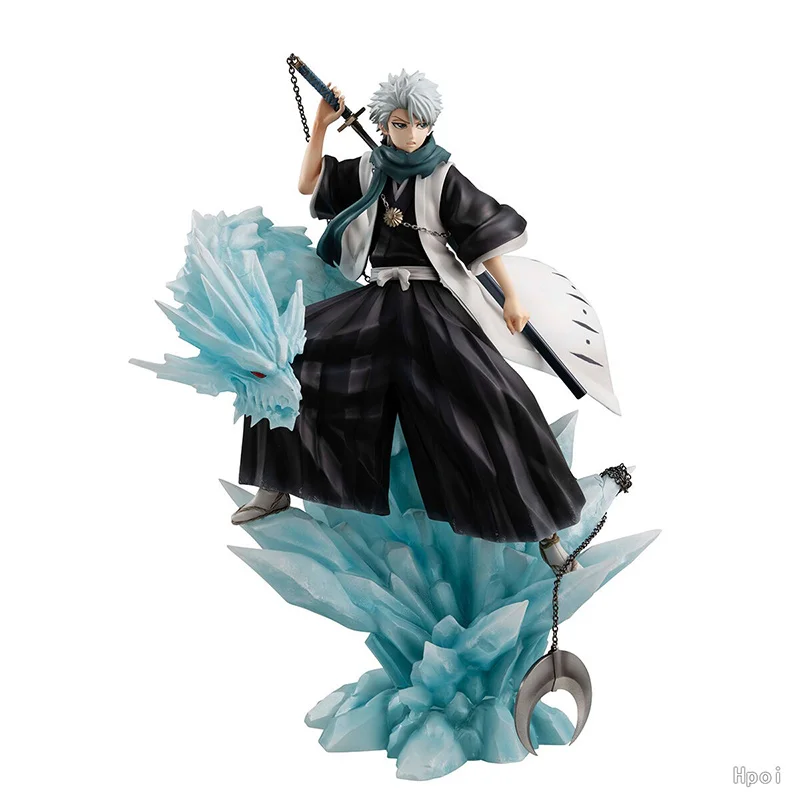 بانداي ميجا هاوس الثمينة G.E.M. Toushirou Hitsugaya بليتش حرب الدم لمدة ألف عام 28 سم الأصلي أنيمي نموذج لجسم لعبة هدية