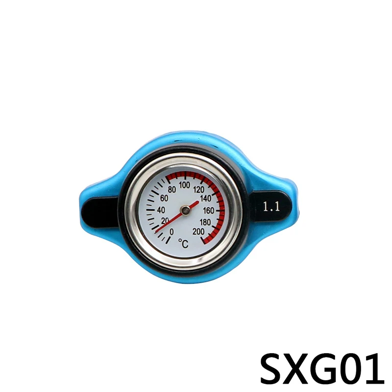 Auto Motor Refit Styling Thermo Radiator Cap Tank Cover Watertemperatuurmeter met Utility Safe 0.9 Bar/1.1 Bar/1.3 Bar