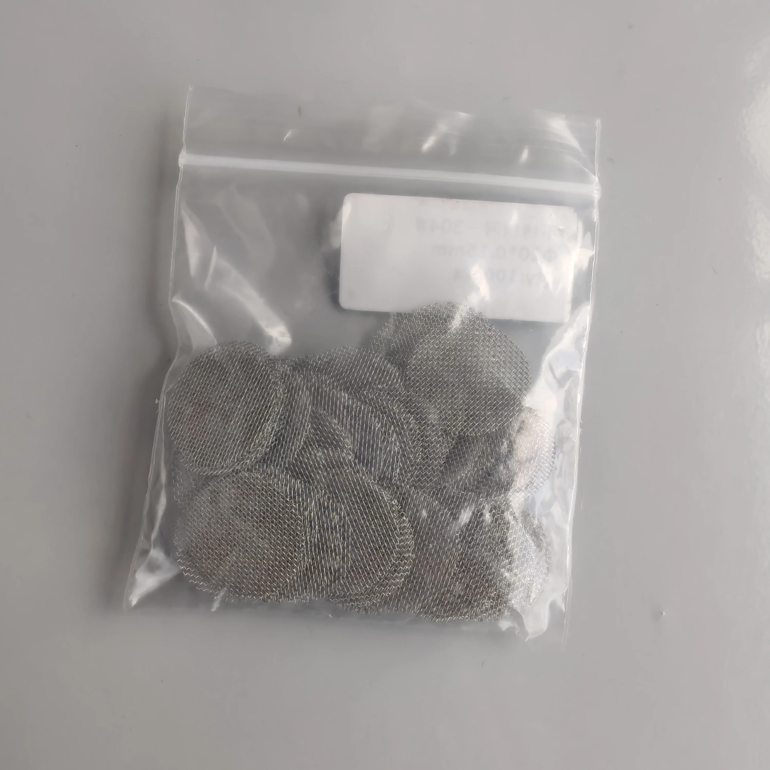 Φ20×0.15mm 304 Stainless Steel Mesh | Precision Woven for Coin Cell Battery Current Collectors, Corrosion Resistant 100pcs/bag